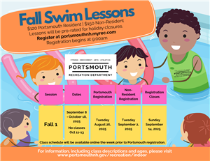 Fall Swim lessons