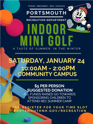 Mini golf flier